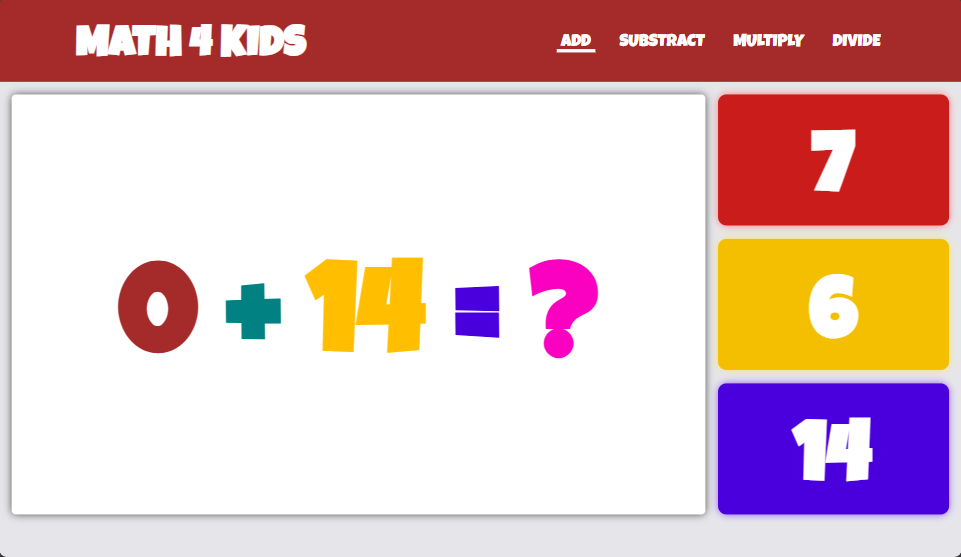 Math for kids